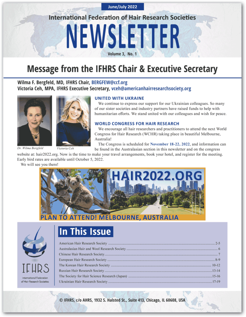 IFHRS Newsletter Volume 3, No. 1 - June 2022